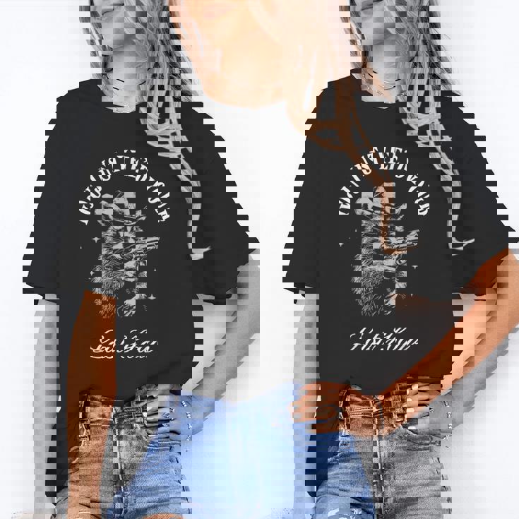 Vintage Cowboy Raccoon Unisex T-Shirt - Yee Haw Style