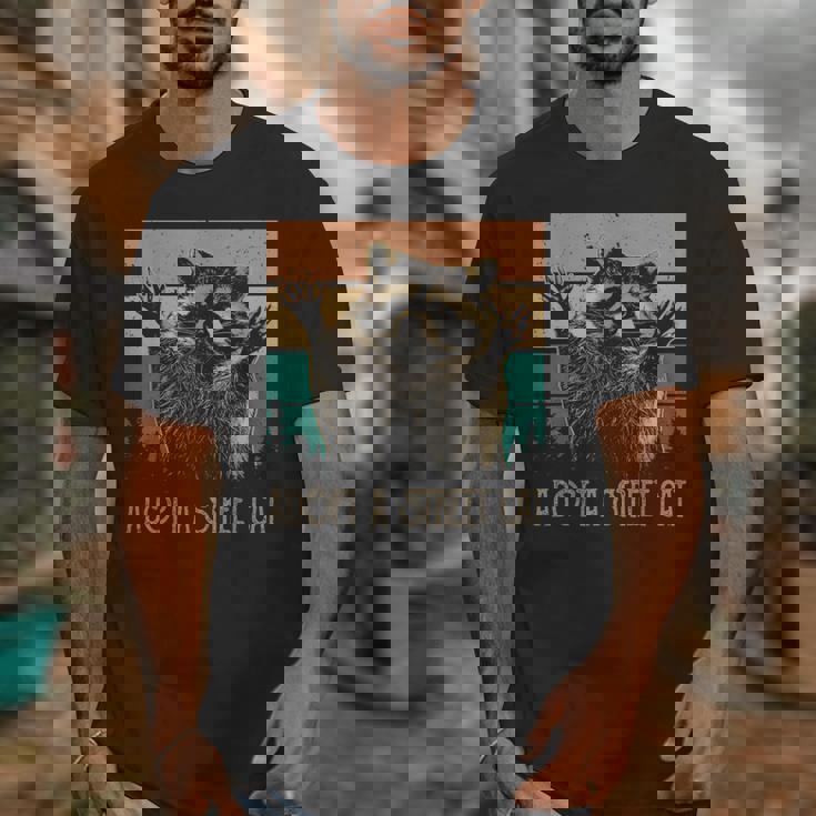 Adopt A Street Cat | Unisex T-Shirt for Animal & Raccoon Lovers