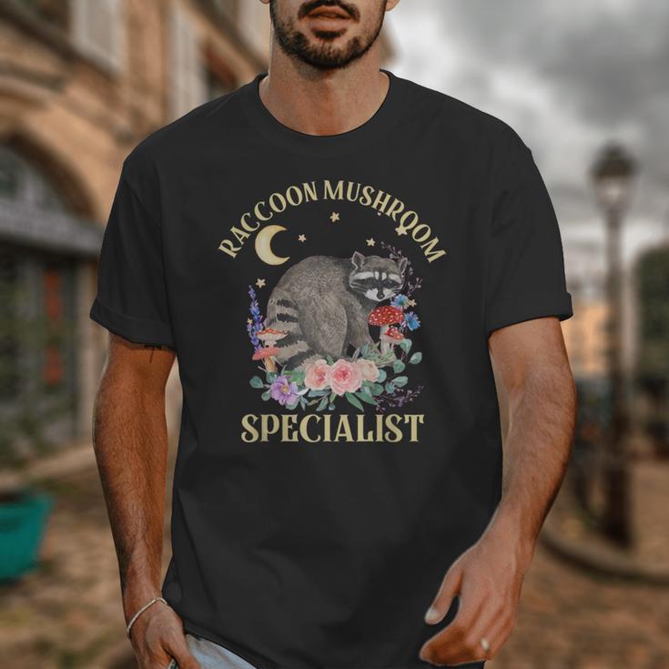 Raccoon Mushroom Specialist | Cottagecore Unisex T-Shirt Raccoon Mushroom Specialist | Cottagecore Unisex T-Shirt