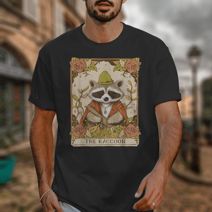 Raccoon Tarot Card Tee - Cottagecore Vintage Unisex T-Shirt