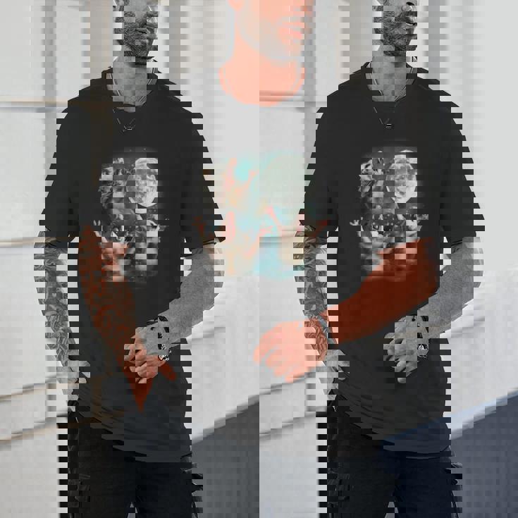 Cursed Possum Moon Unisex T-Shirt - Weird and Unique Meme Style