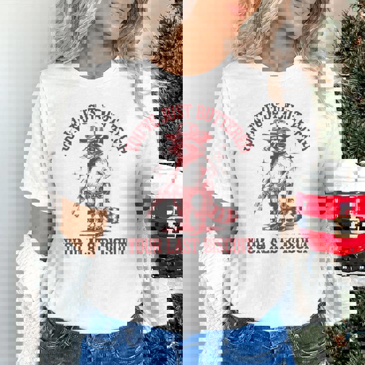 Cowboy Raccoon Unisex T-Shirt - Humorous Western Style