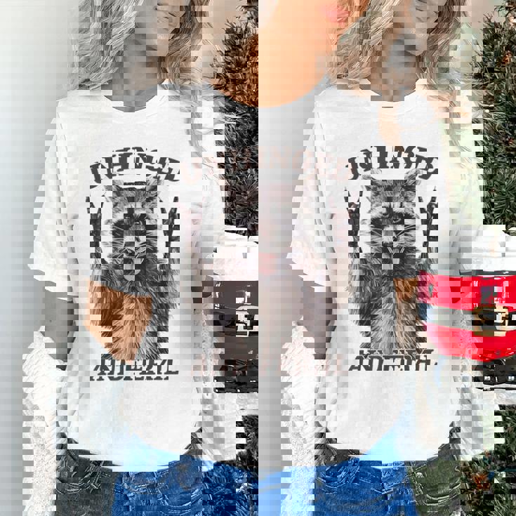 Raccoon Unhinged And Feral Retro Raccoon Feral Summer Unisex T-Shirt