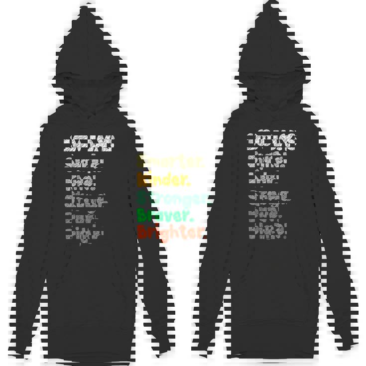 100 Days Of School Smarter 100Th Days Of School Boys Ns Hoodie
