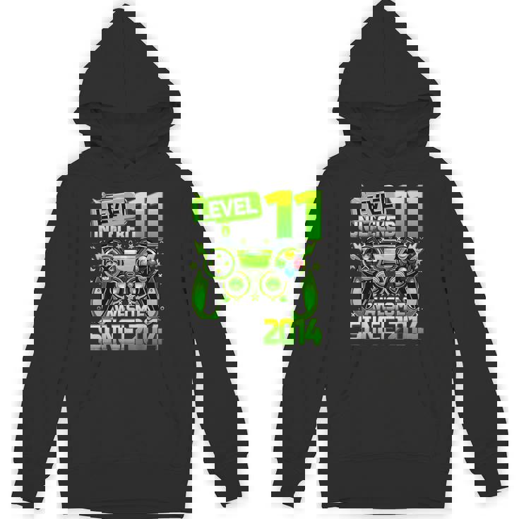 11Th Birthday Boy Time To Level Up 11 Unlocked Video Game Hoodie
