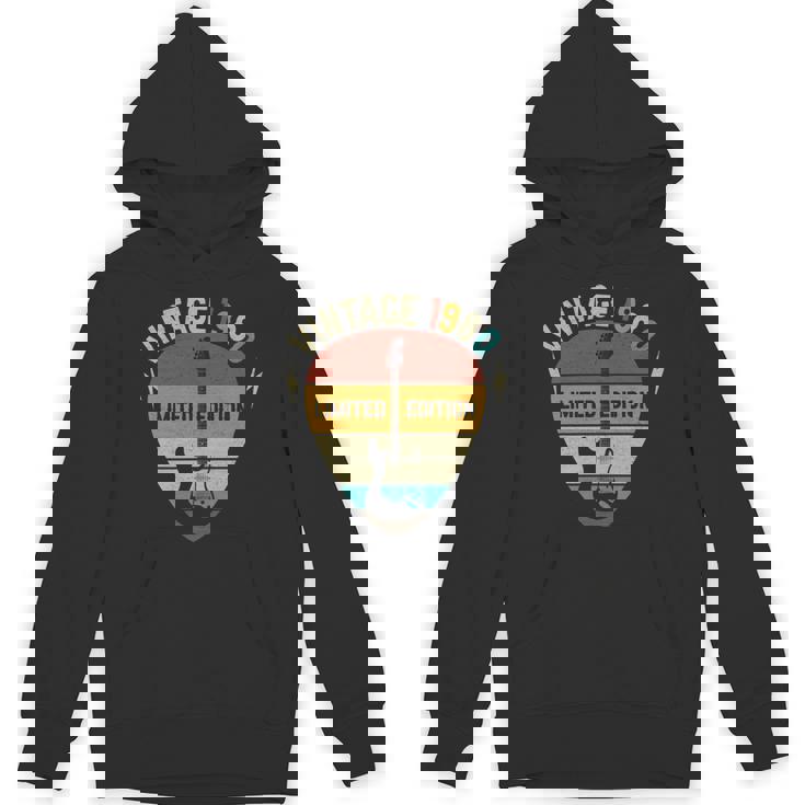 1980 Guitar Pick Vintage Hoodie