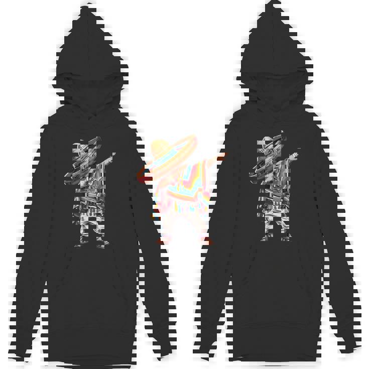 2025 Happy Party Mexican Boy Dabbing Poncho Cinco De Mayo Hoodie