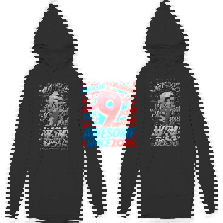 9 Year Old For Boys 9Th Birthday Boy 9 Year Old Boy Hoodie