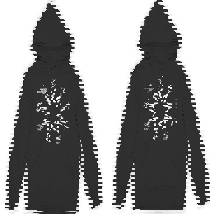 Baha'i Faith Nine-Pointed Star Religious Harmony Symbol Unisex Hoodie
