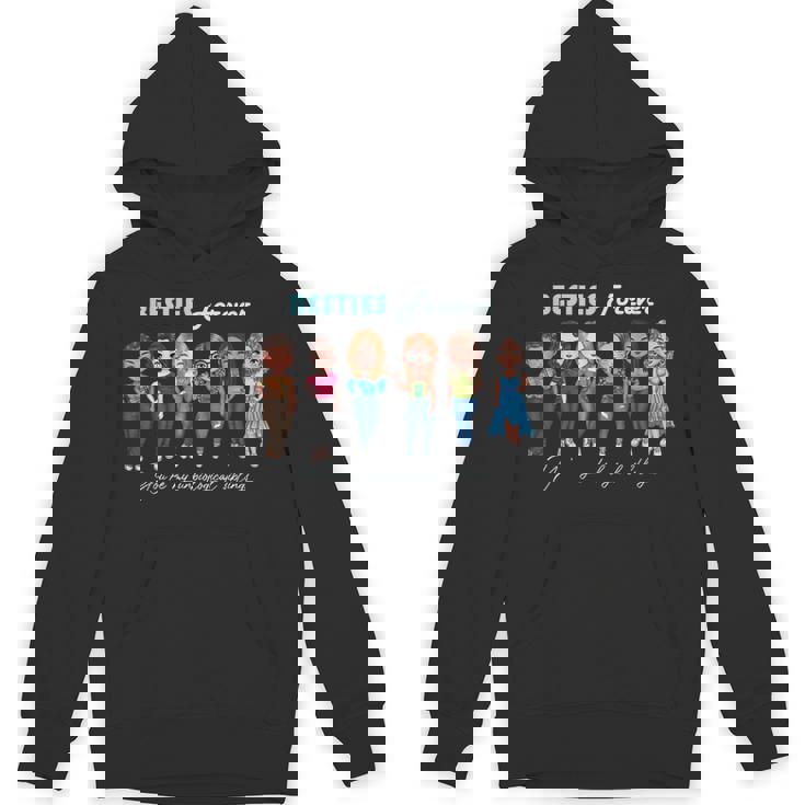 Besties Forever Bff Best Friends Unbiological Siblings Chibi Hoodie
