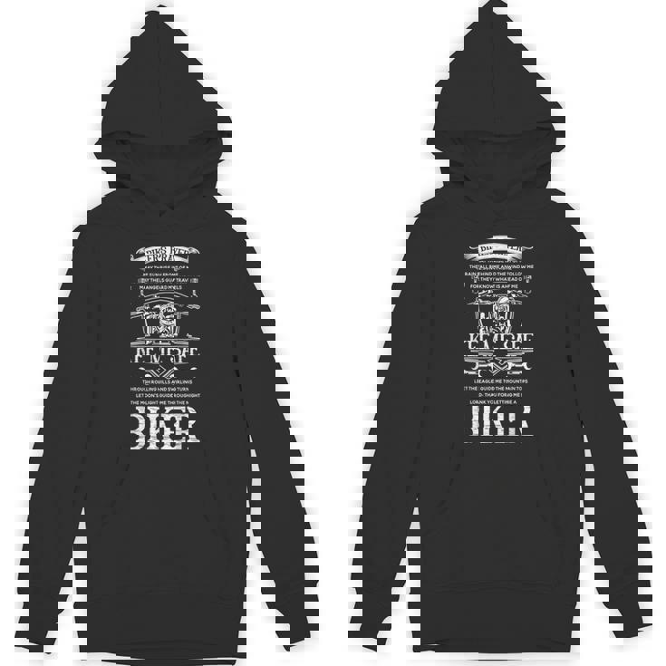 Biker's Prayer Motorcycle Men For Biker Biking Motorcycling Unisex Hoodie