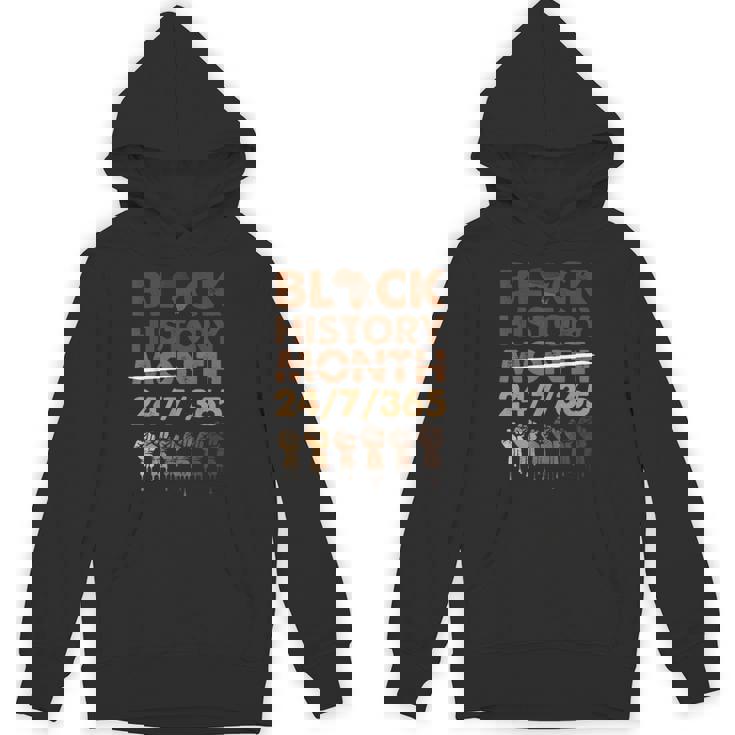 Black History Month 2025 Black History 365 Melanin Pride Hoodie