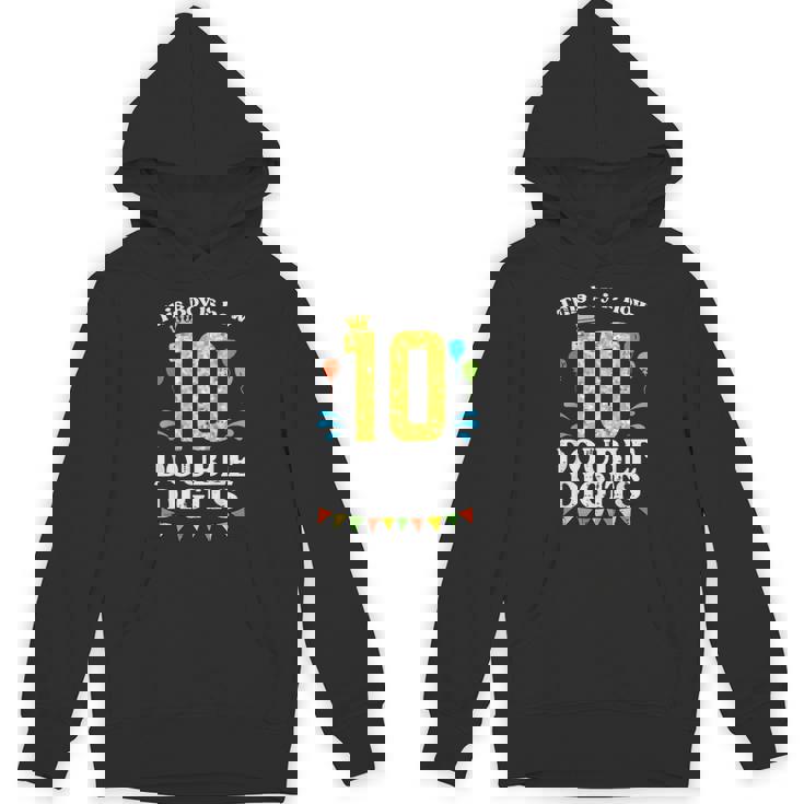 This Boy Is Now 10 Double Digits Crown 10Th Birthday Fiesta Hoodie