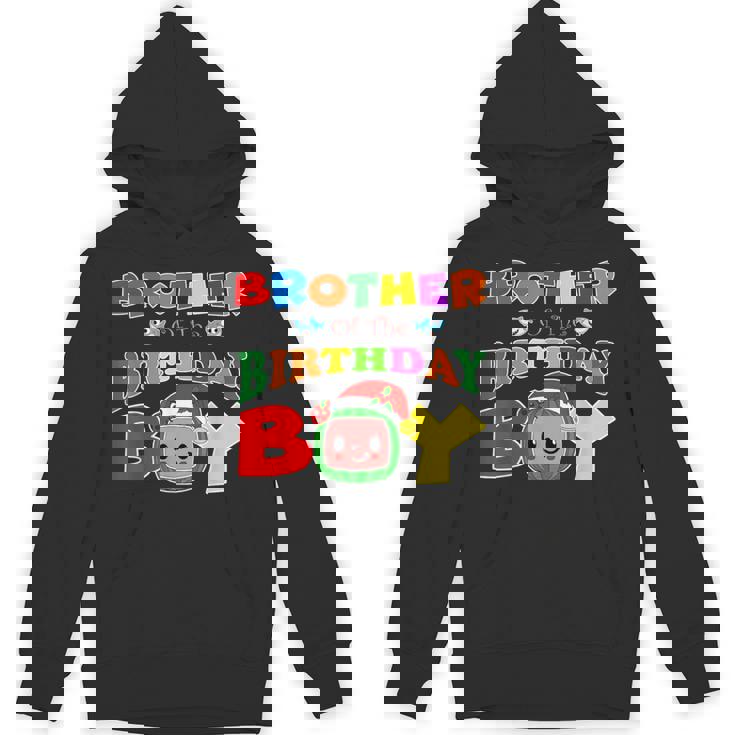 Brother Of The Birthday Boy Melon Family Matching Hoodie