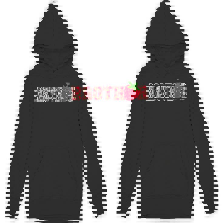 Brother Strawberry First Birthday Family Strawberry Hoodie