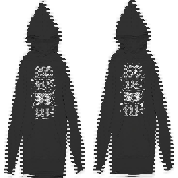 Bruh 100 Days Of School Sunglasses 100Th Day Of School Boys Hoodie