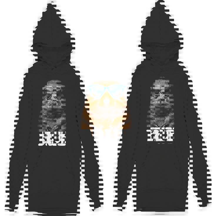 Bruh The Groundhog Woodchuck Photo Ground-Hog Day Bruh Hoodie Bruh The Groundhog Woodchuck Photo Ground-Hog Day Bruh Hoodie