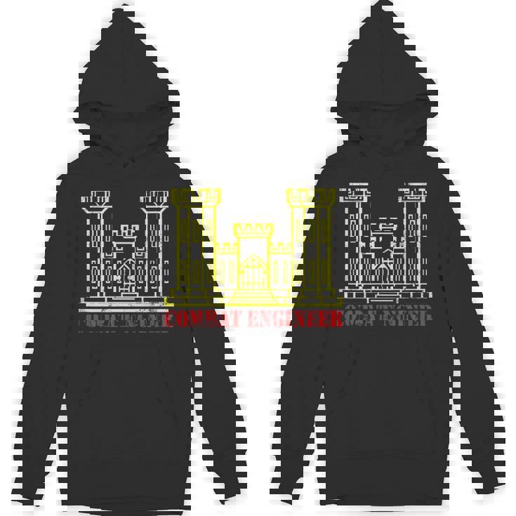 Combat Engineer Veteran Shirt For Men Military Patriotic Unisex Hoodie