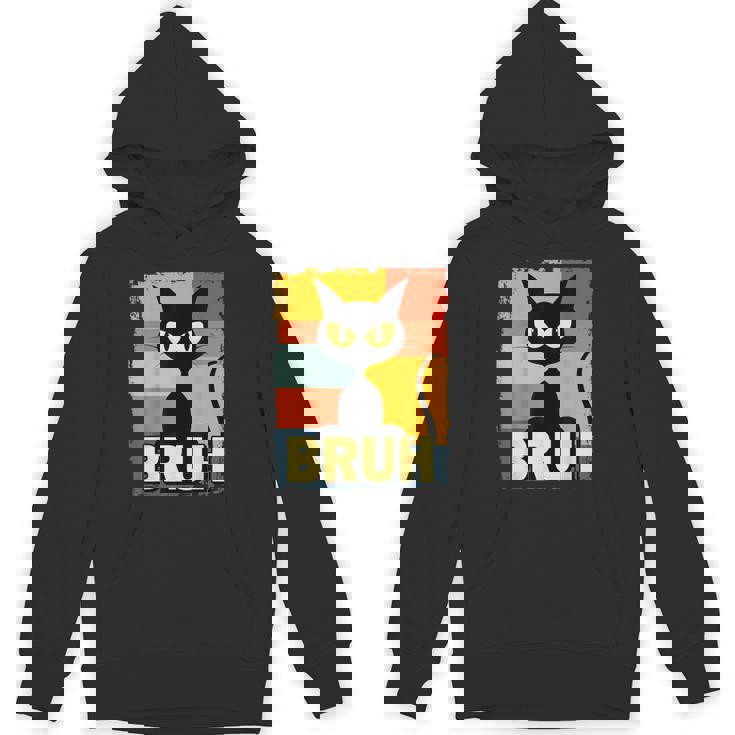 Cool Cat Bruh Slang Cat Meme Culture Cat Sarcastic Unisex Hoodie