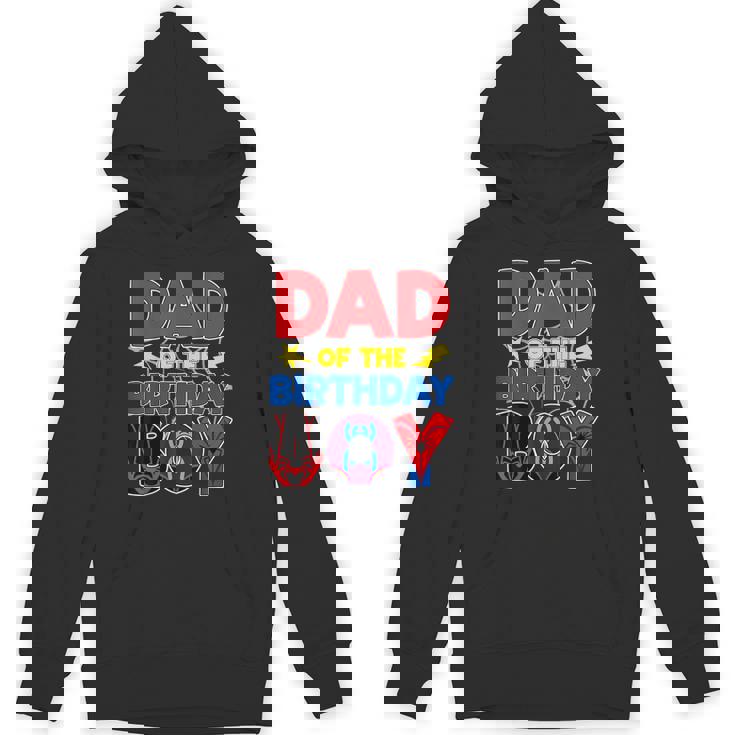 Dad Of The Birthday Boy Matching Spider Family Birthday Hoodie