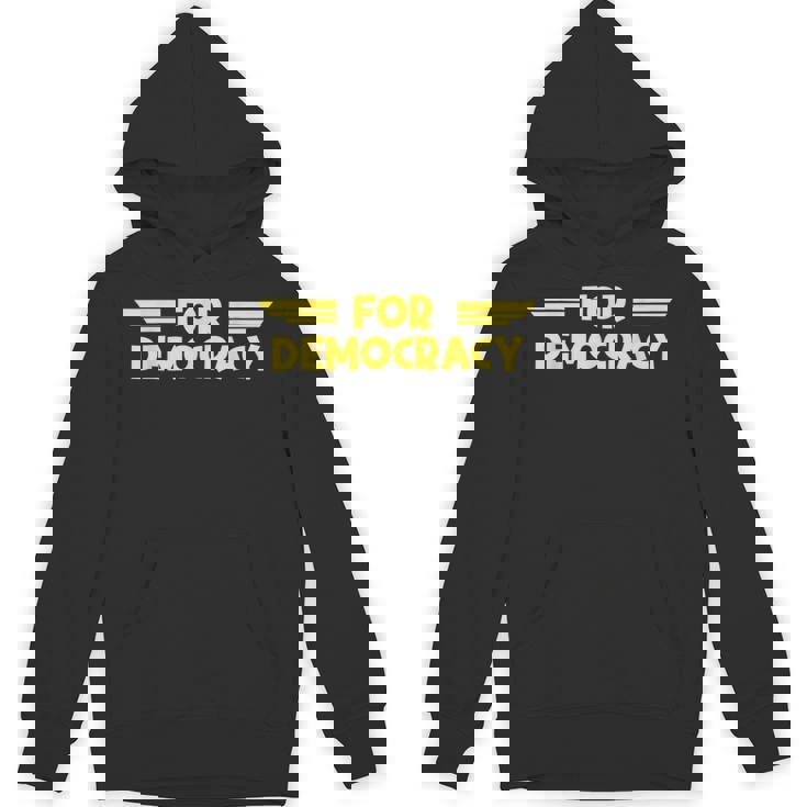 For Democracy Hell Of Diver Hero Gamer Skull Gaming Liberty Hoodie
