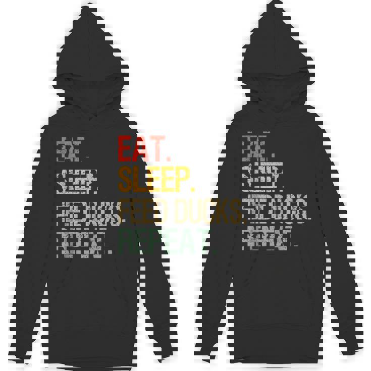 Eat Sleep Feed Ducks Repeat Duck Breeders Vintage Tank Top Unisex Hoodie