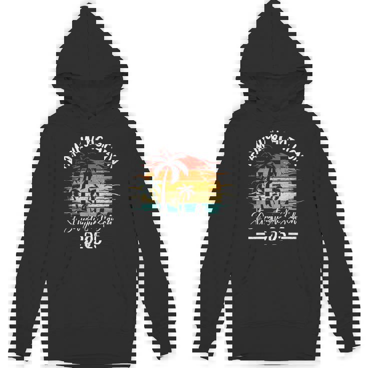 Family Vacation 2025 Vintage Florida St Augustine Beach Hoodie