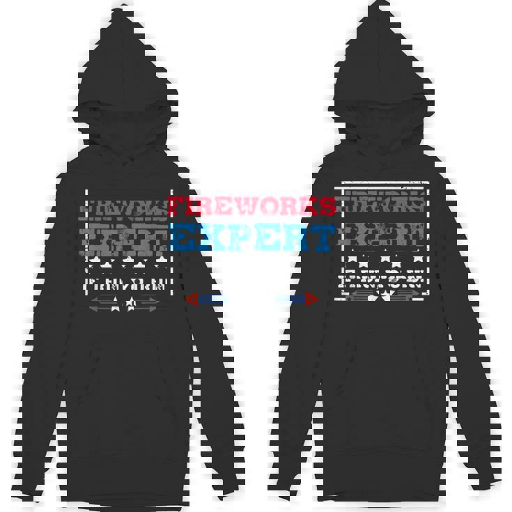 Fireworks Expert If If I Run You Run 4th Of July Unisex Hoodie