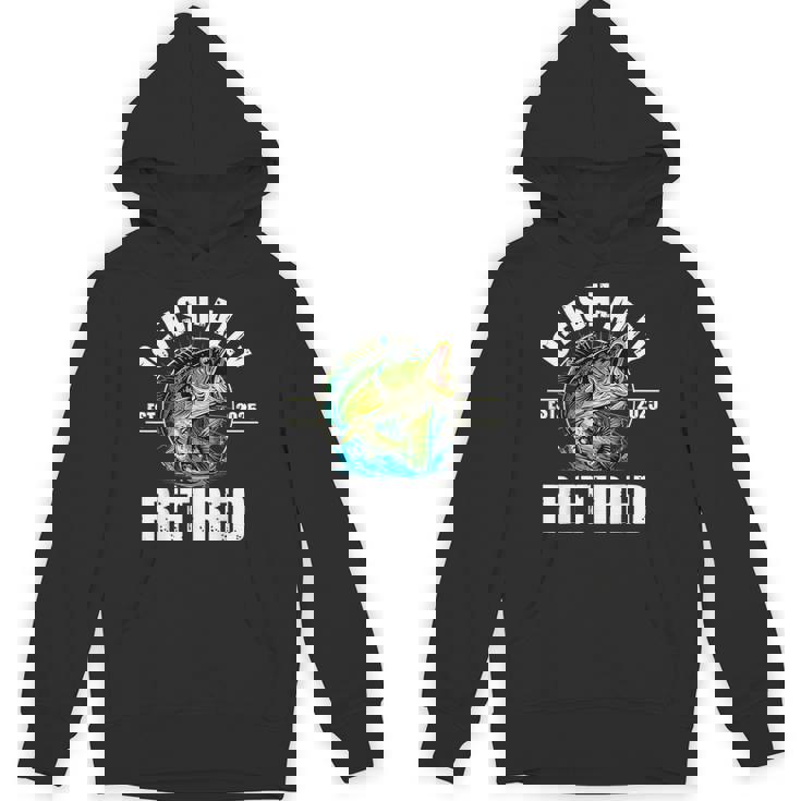 Fisherman Fishing Retirement O-Fish-Ally Retired 2025 Hoodie