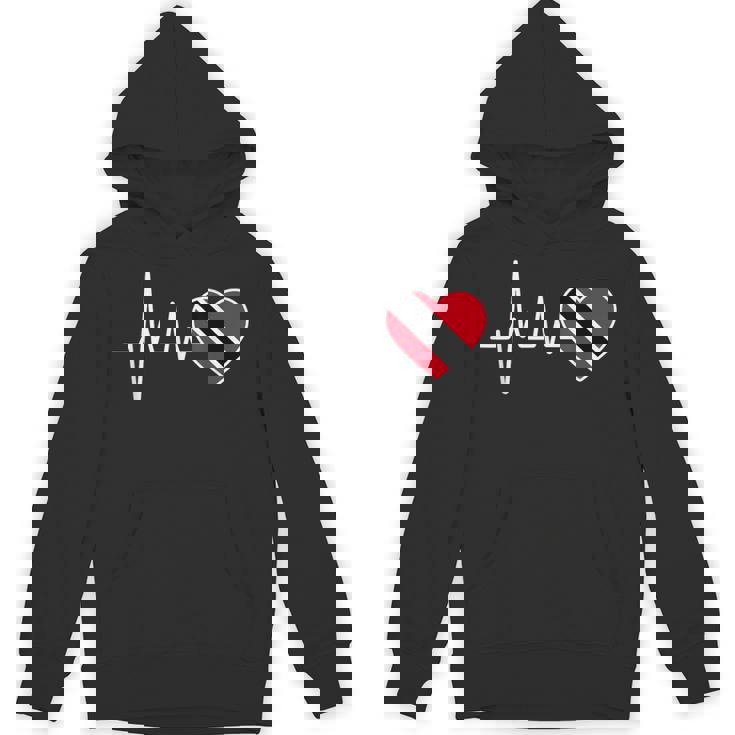 Flag Trinidad And Tobago Heartbeat Unisex Hoodie Flag Trinidad And Tobago Heartbeat Unisex Hoodie