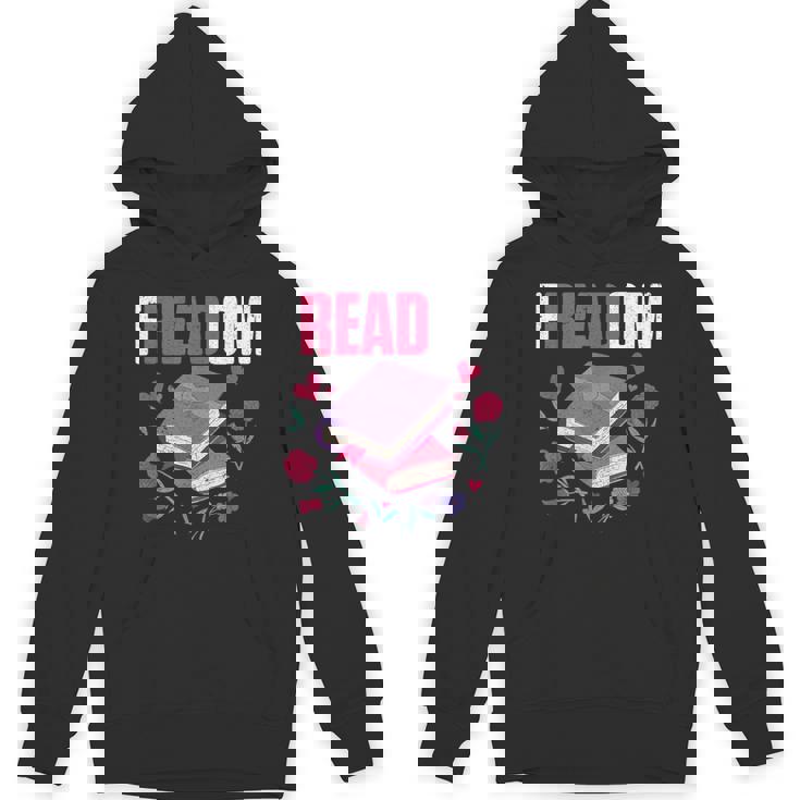 Freadom Anti Ban Books Freedom To Read Book Reading Unisex Hoodie
