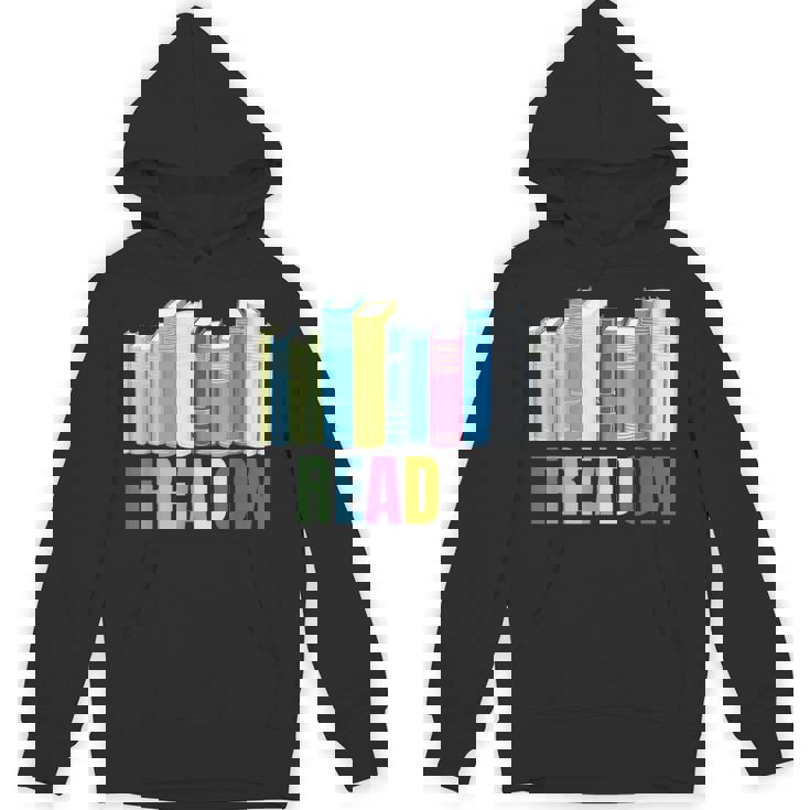 Freadom Books Reader Librarian Reading Unisex Hoodie