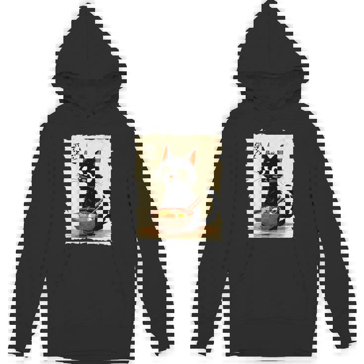 Cat Ramen Graphic Japanese Kawaii Anime Cat Hoodie