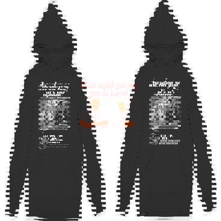 Doge Department Of Government Efficiency DOGE Hoodie