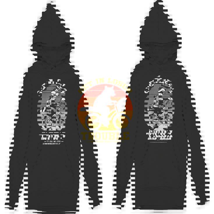 Get In Loser Trash Panda Raccoon & Opossum Unisex Hoodie