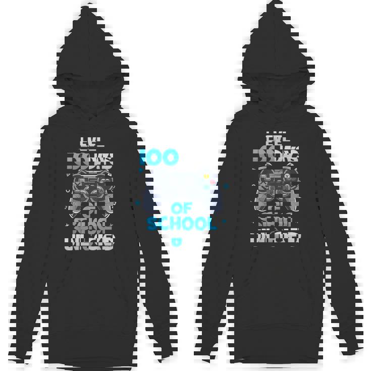 Happy 100Th Day Of School Level 100 Days Of School Unlocked Hoodie
