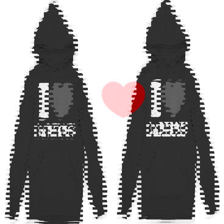 I Heart Love Ladyboys Asia Lover Thailand Ladyboy Unisex Hoodie