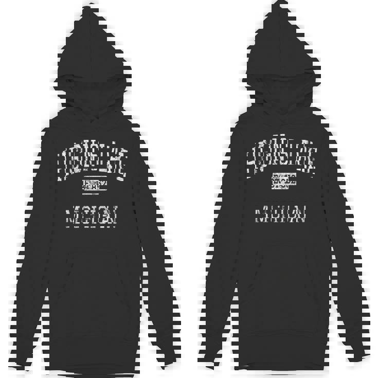 Higgins Lake Michigan Mi Vintage Hoodie