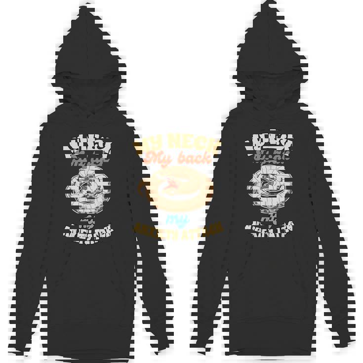Hognose Snake Mom Reptile My Neck My Back My Anxiety Attack Unisex Hoodie