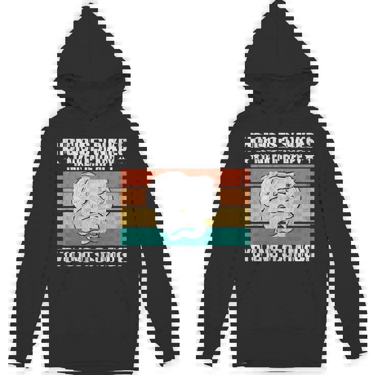 Hognose Snakes Make Me Happy Retro Western Hognose Unisex Hoodie