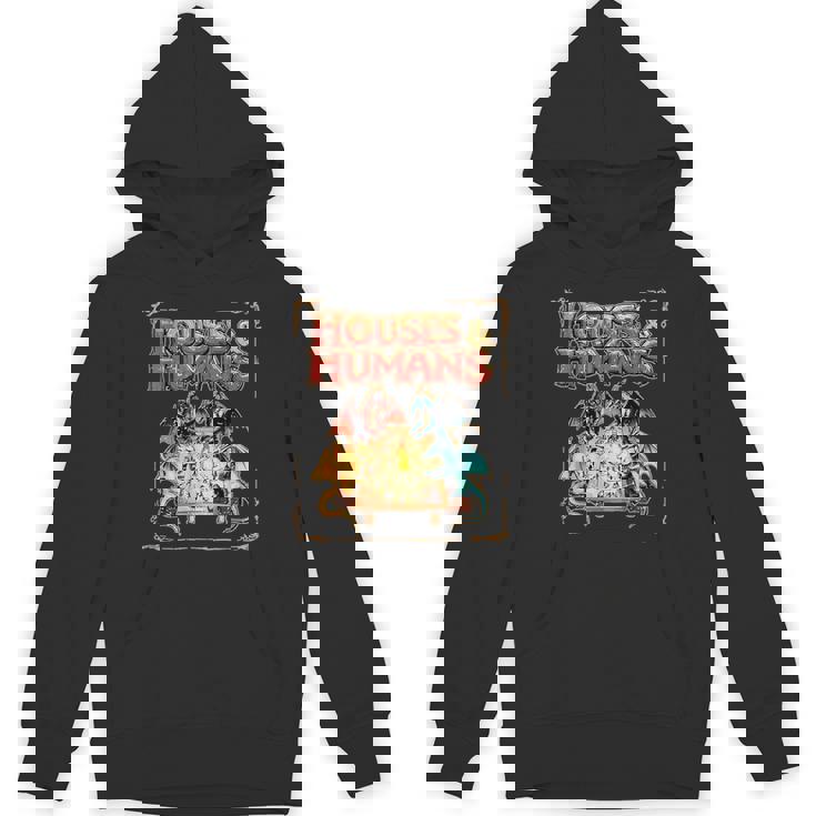 Houses And Humans Vintage Retro 90S Gamer Gaming Hoodie