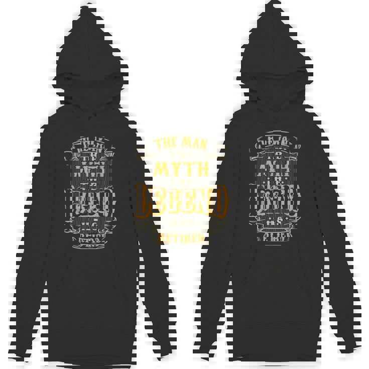 The Legend Has Retired Vintage Style Retirement For Male Hoodie
