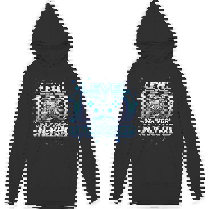 Level 100 Days Of School Unlocked Boys 100Th Day Of School Hoodie
