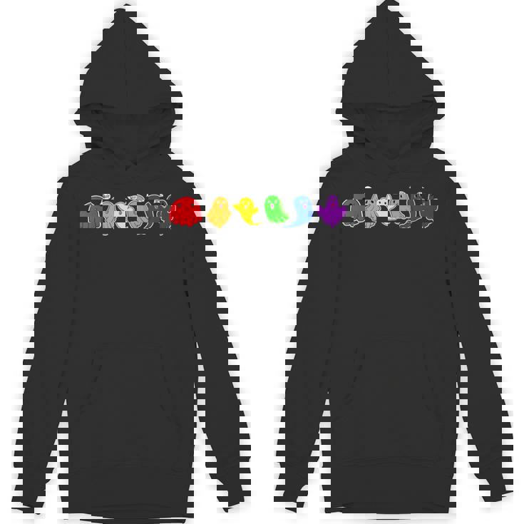 LGBTQ Boo Ghost Spooky Halloween Rainbow Gay Pride Unisex Hoodie