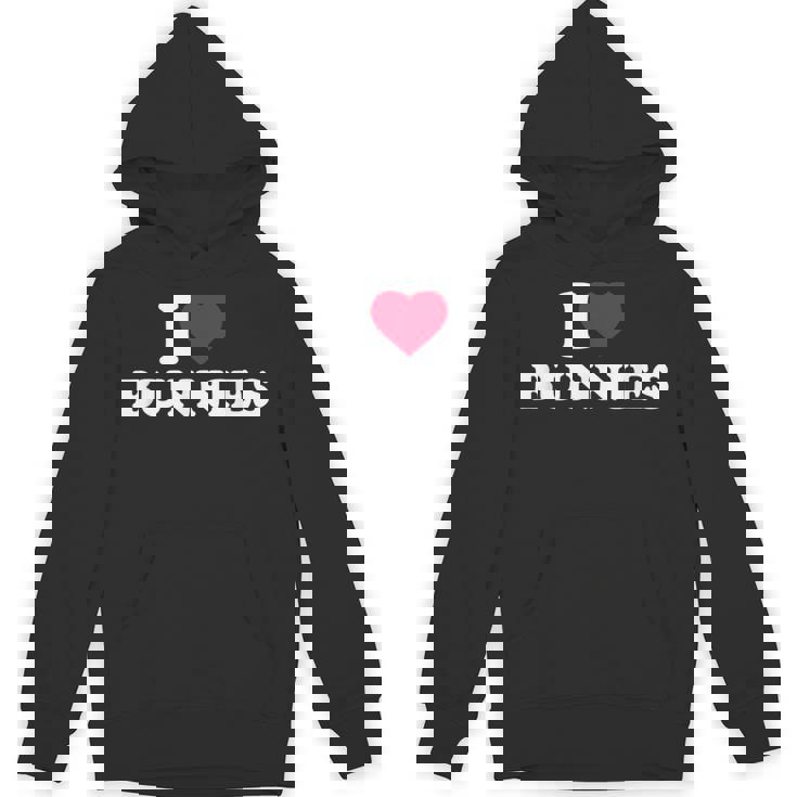 I Love Bunnies I Heart Bunnies Animal Lover Unisex Hoodie