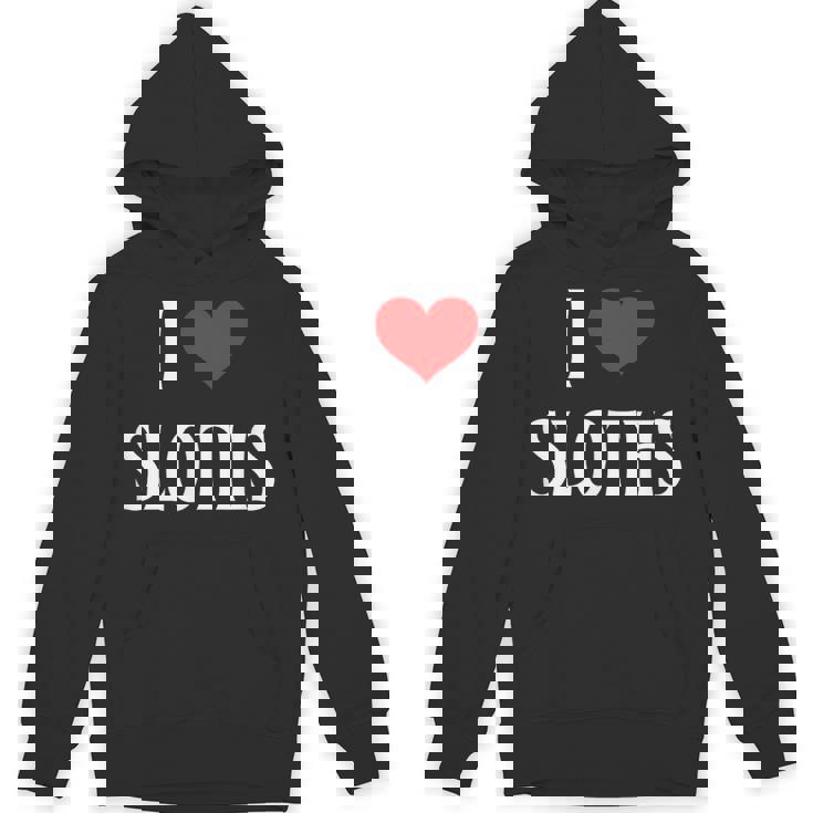 I Love Sloths I Heart Sloths Three Toed Tree Sloth Lover Unisex Hoodie