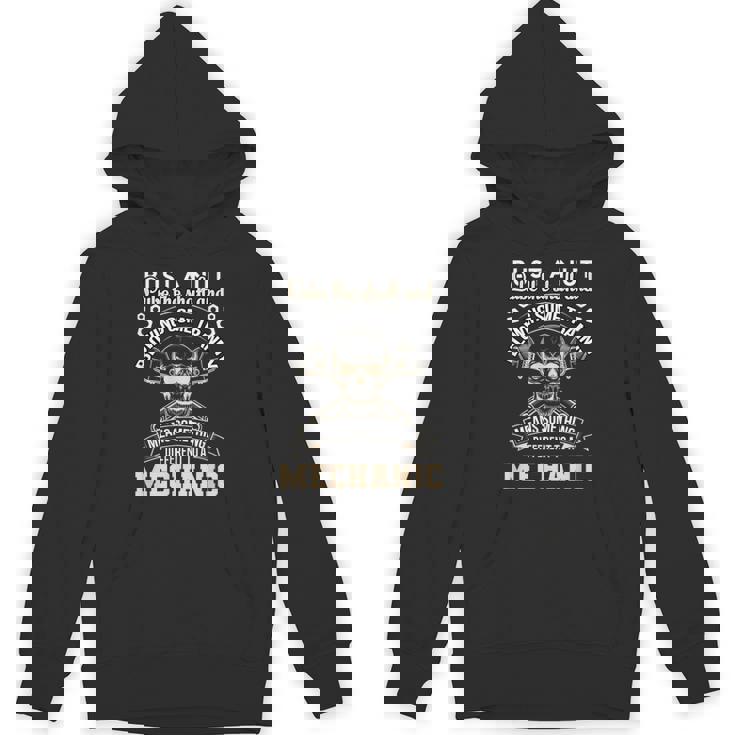 Mechanic Bust A Nut Lube The Shaft & Blowing Some Tranny Unisex Hoodie