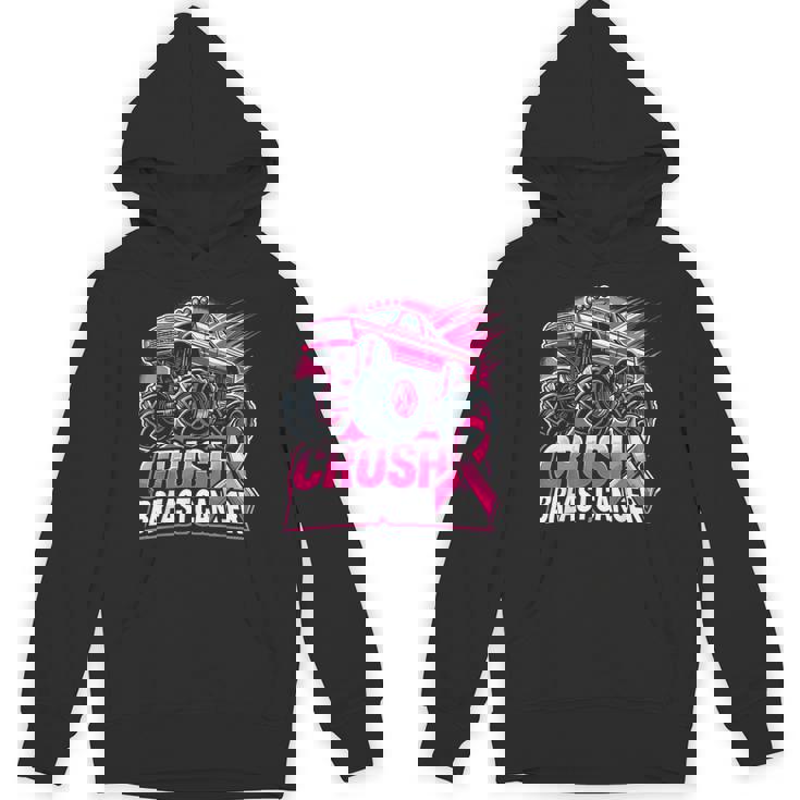 Monster Truck Pink Breast Cancer Awareness Unisex Hoodie