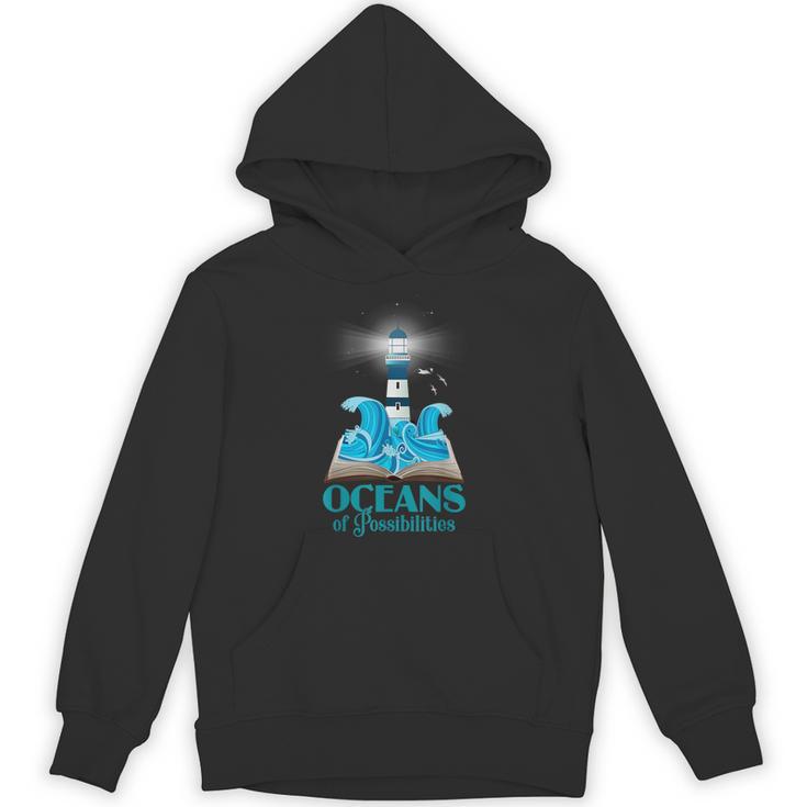 Oceans Of Possibilities Summer Reading 2022 Lighthouse Unisex Hoodie
