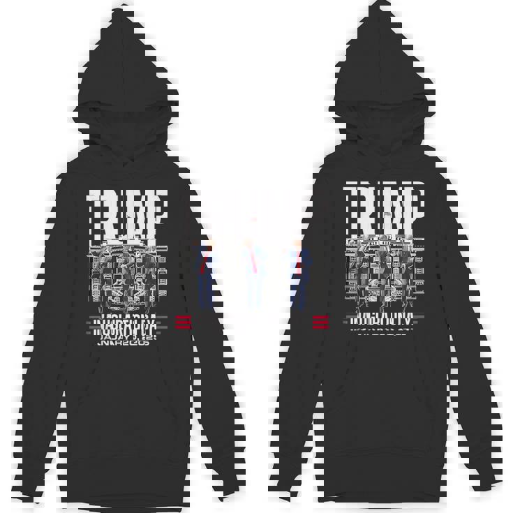 Old Donald Trump Dance Inauguration Day 2025 47Th Usa Flag Hoodie